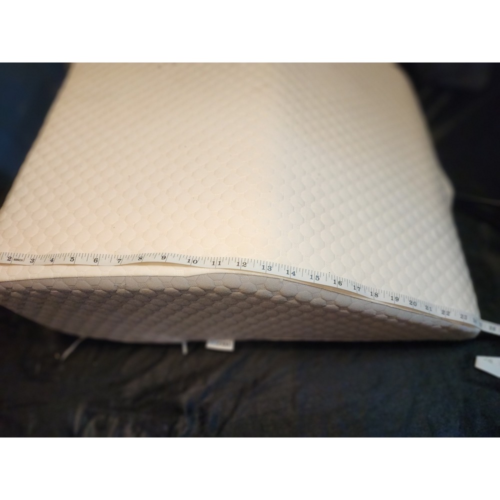 Forias Wedge Pillow for Sleeping Memory Foam Bed Wedge Acid Reflux Post Surgery - Picture 5 of 8